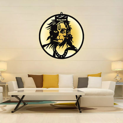 Bajrang Bali-Hanuman LED Wall Decor Light